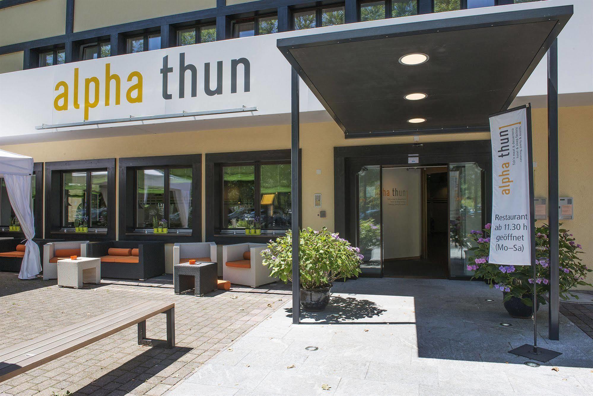 Hotel Alpha Thun Exterior foto